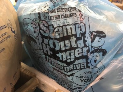 stamp out hunger picture of bag for donations